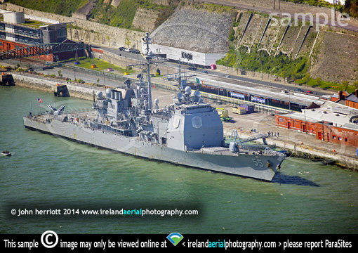 USS Leyte Gulf, Cobh Cork Harbour 2014