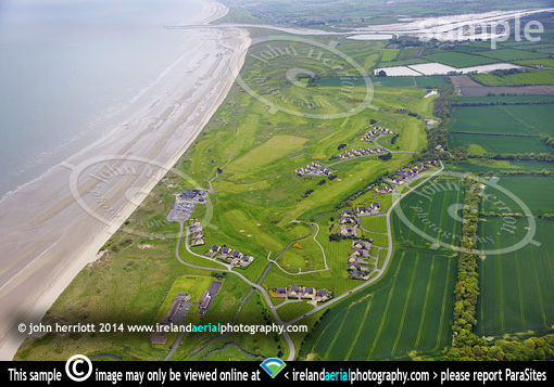 Seapoint Golf aerial, Termofeckin, Co Louth
