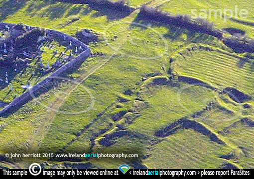 detail of 5th century monastic site. Ardpatrick Co Limerick