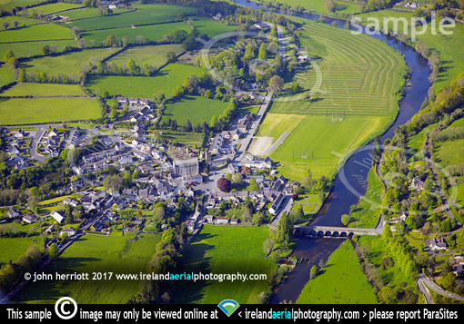 Inistioge, Kilkenny aerial photo
