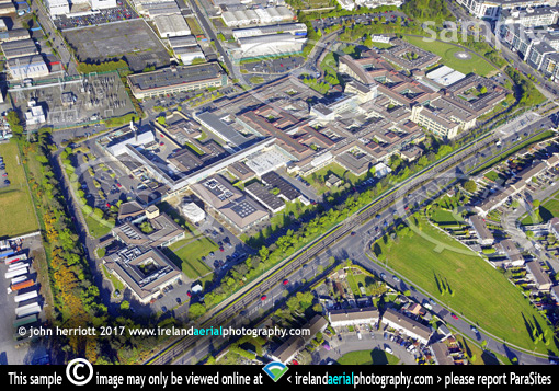 Tallaght Hospital aerial photo