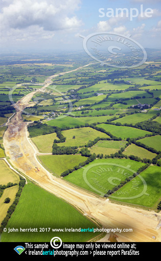 M11 motorway construction July 2017. Enniscorthy to Gorey