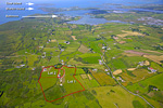 aerial photographed fields near Baltimore