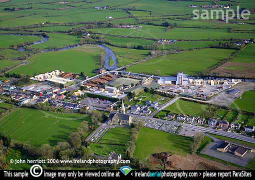 Aerial vantage overlooking Enniskeane