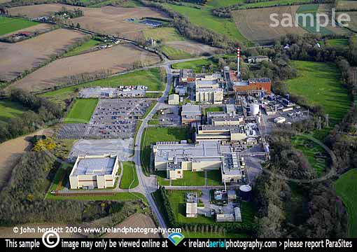 overhead Schering Plough Factory Brinny