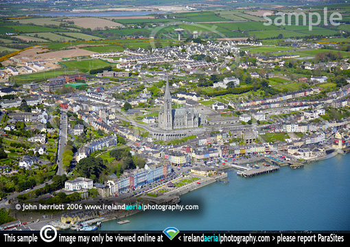 Aerial photograph of Cobh