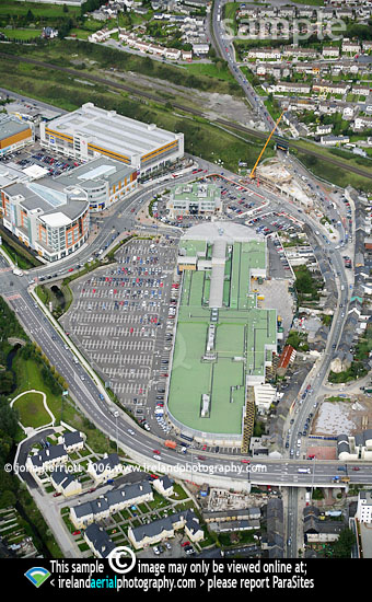 Aerial view of Blackpool Shopping Centre