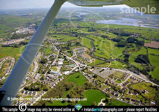 Macroom viewed from a Cessna