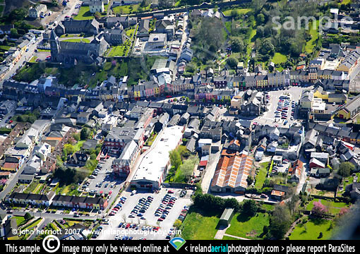 Macroom aerial photo in spring