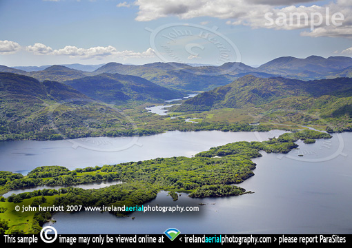 Aerial photo of Killarney National Park