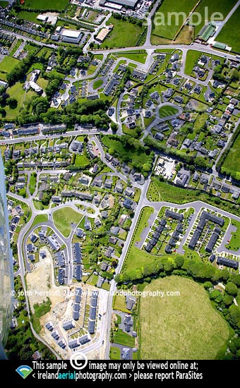 Plan aerial view of Fernhill Road, Clonakilty