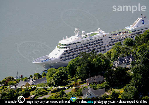Silver Shadow at Cobh quays