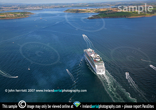 Navigator of the Seas at Cork Harbour entrance