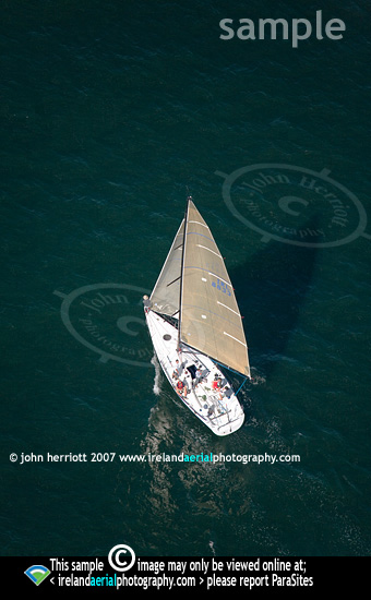 Dark Angel yacht under sail