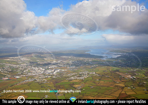 Lough Swilly aerial view