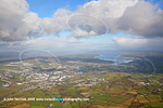 Letterkenny County Donegal aerial view to Lough Swilly
