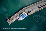 Roslare Ferry aerial overhead photo
