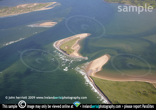 Sand spit erosion Rossbeigh