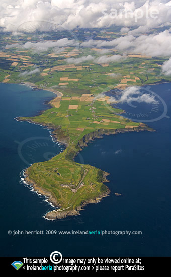 Old Head storm clouds