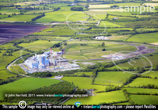 Edenderry power plant aerial photo