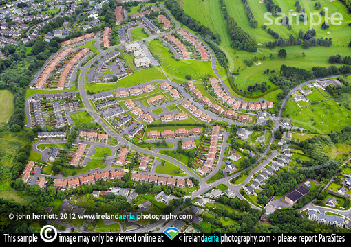 Red roofed houses, Douglas