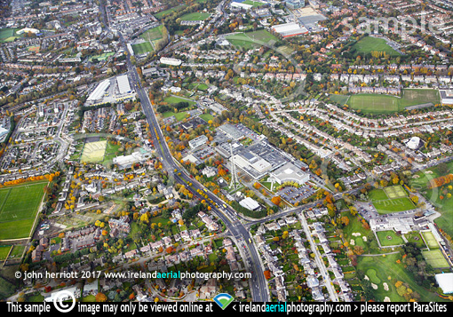 RTE Montrose aerial view Dublin